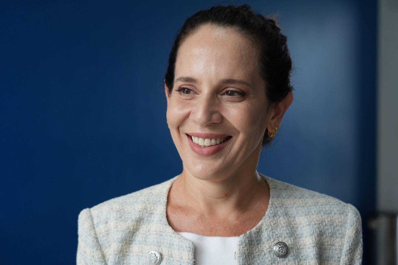 Jaqueline Gurgel também compartilhou sua experiência e ressaltou a relevância de incentivar outras mulheres